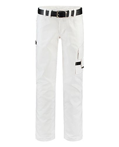 Tricorp 502007 Workwear Canvas Arbeitshose, 65% Polyester/35% Baumwolle, 100% Nylon (500D) Cordura, 300g/m², Weiß, Größe 64 von Haas F1 Team