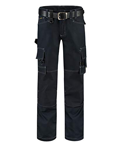 Tricorp 502009 Workwear Canvas Cordura-Besatz Arbeitshose, 65% Polyester/35% Baumwolle, 100% Nylon (500D) Cordura, 300g/m², Marine, Größe 64 von Tricorp