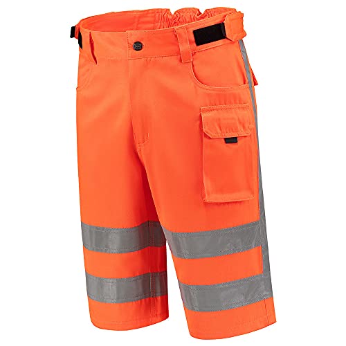 Tricorp 503006 Safety RWS - EN ISO 20471 Kurz Arbeitshose, 80% Polyester/20% Baumwolle, 280g/m², Fluororange, Größe 50 von Tricorp