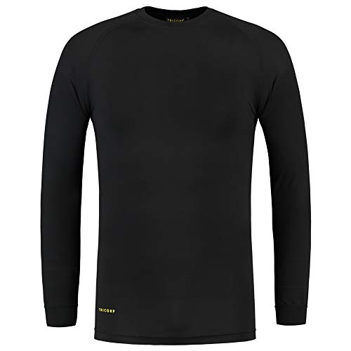 Tricorp 602002 Workwear Thermo-Shirt, 84% Viskose, Bambus/11% Elastan Spandex/5% Polyester, 140g/m², Schwarz, Größe L Tricorp 602002 Workwear Thermo-Shirt, 84% Viskose, Bambus/11% Elastan Spandex/5% Polyester, 140g/m², Schwarz, Größe L von Tricorp