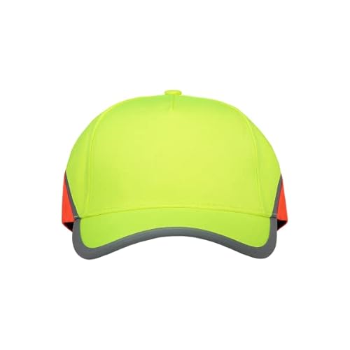 Tricorp 653001 Safety Verkehrsregler Cap, 100% Polyester, Fluor Orange-Gelb, Einheitsgröße von Tricorp