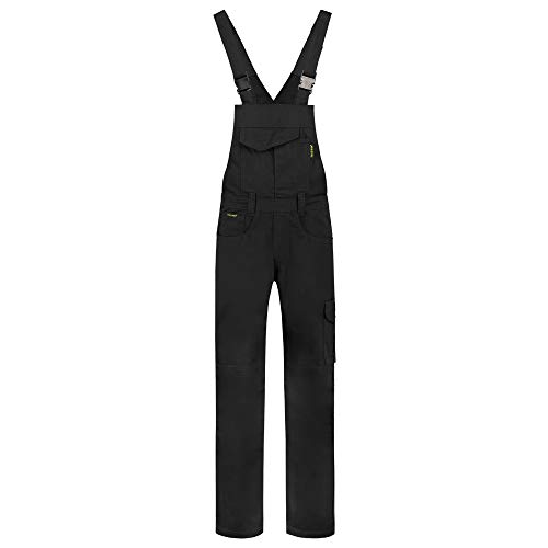 Tricorp 752001 Workwear Industrie Latzhose, 65% Polyester/35% Baumwolle, 245g/m², Schwarz, Größe 4XL von Tricorp