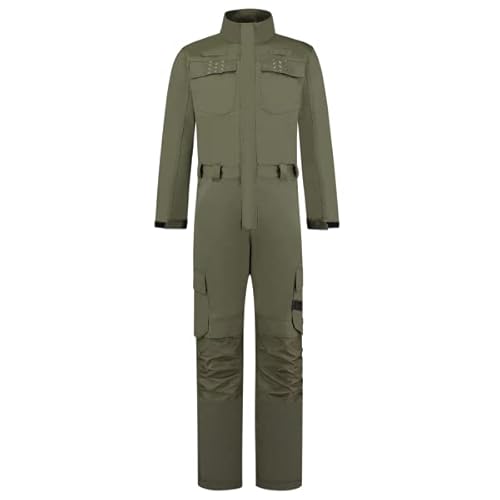 Tricorp 752005 Workwear Twill Cordura Overall, 65% Polyester/35% Baumwolle, 100% Nylon (500D) Cordura, 280g/m², Schwarz, Größe 52 von Tricorp