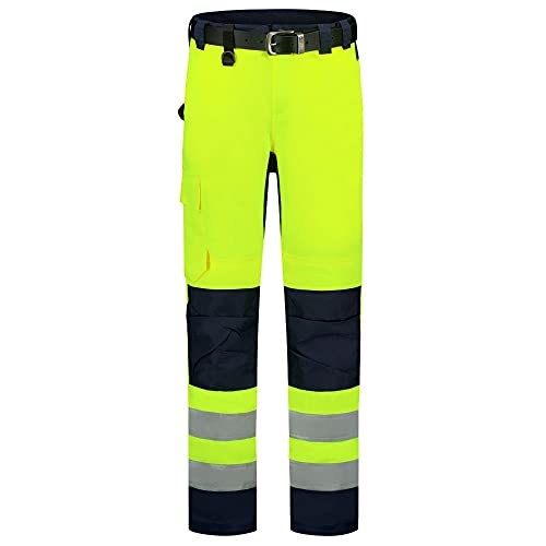 Werkbroek High Vis Bicolor Tricorp 503011 Fluor Geel met Inkblauw 52 von Tricorp