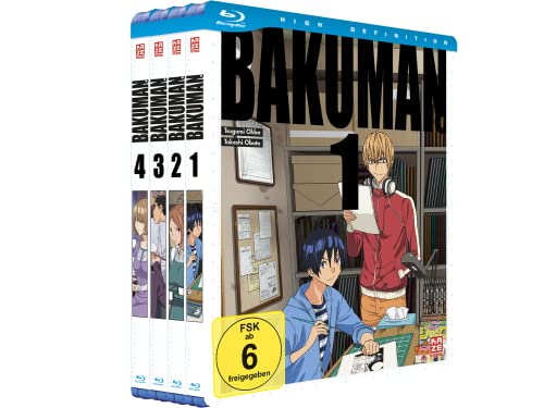 Bakuman - Staffel 1 - Gesamtausgabe - Bundle - Vol. 1-4 - [Blu-ray] von Trimax