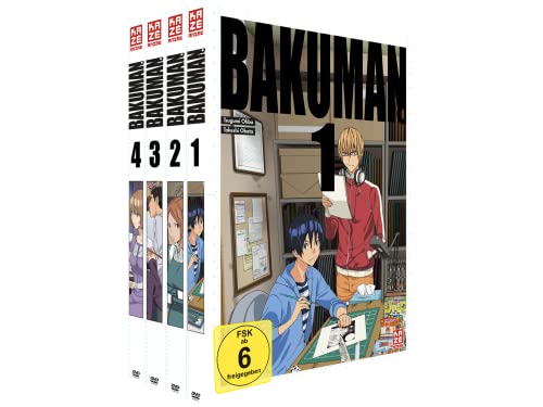 Bakuman - Staffel 1 - Gesamtausgabe - Bundle - Vol. 1-4 - [DVD] von Crunchyroll