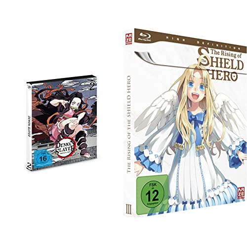 Demon Slayer - Staffel 1 - Vol.2 - [Blu-ray] & The Rising of the Shield Hero - Staffel 1 - Vol.3 - [Blu-ray] von Trimax