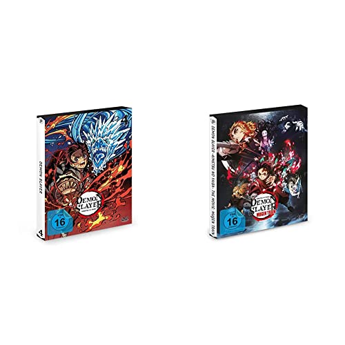 Demon Slayer - Staffel 1 - Vol.4 - [DVD] & Demon Slayer - Kimetsu no Yaiba - The Movie: Mugen Train - Blu-ray von Trimax
