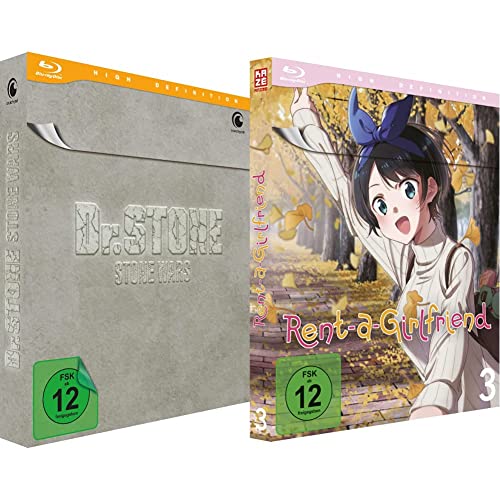 Dr. Stone: Stone Wars - Staffel 2 - Vol.1 - [Blu-ray] mit Sammelschuber & Rent-a-Girlfriend - Staffel 1 - Vol.3 - [Blu-ray] von Trimax