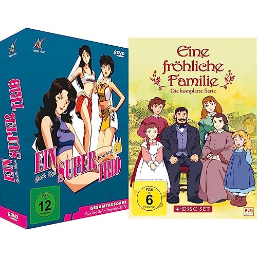 Ein Supertrio - Cat´s Eye - Gesamtausgabe - Vol. 2 - [DVD] & Eine fröhliche Familie - Die komplette Serie [4 DVDs] von Trimax