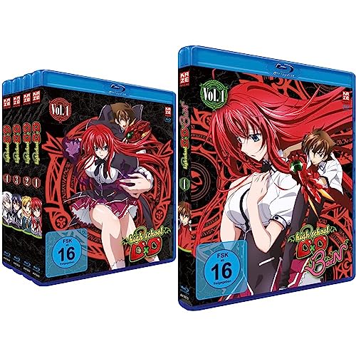 Highschool DxD - Staffel 1 - Gesamtausgabe - Bundle - Vol. 1-4 - [Blu-ray] & Highschool DxD: BorN - Staffel 3 - Vol.1 - [Blu-ray] von Trimax