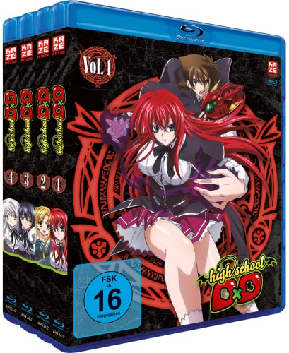 Highschool DxD - Staffel 1 - Gesamtausgabe - Bundle - Vol. 1-4 - [Blu-ray] von Trimax