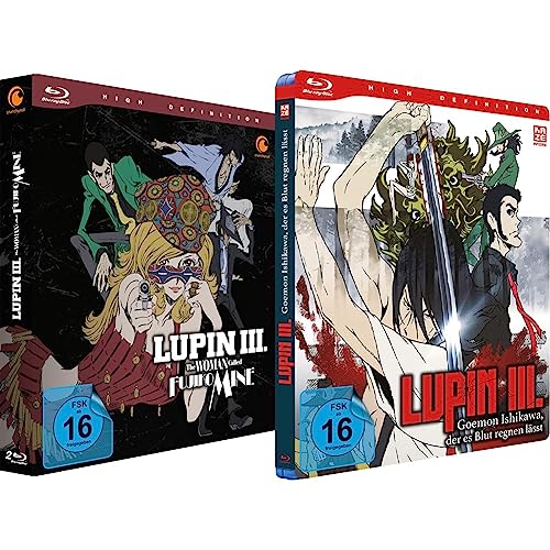 Lupin III. - A Woman called Fujiko Mine - Gesamtausgabe - [Blu-ray] Limited Edition & Lupin III. - Goemon Ishikawa, der es Blut regnen lässt - [Blu-ray] von Trimax