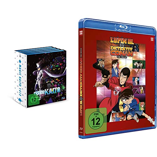 Magic Kaito 1412 - Komplett-Set - Vol.1-4 - [Blu-ray] & Lupin III. vs. Detektiv Conan - The Movie - [Blu-ray] von Trimax