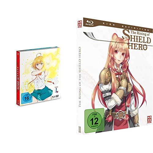 SUPER HxEROS - Vol. 1 - [Blu-ray & DVD] - Uncut - Limited Edition & The Rising of the Shield Hero - Staffel 1 - Vol.2 - [Blu-ray] von Trimax