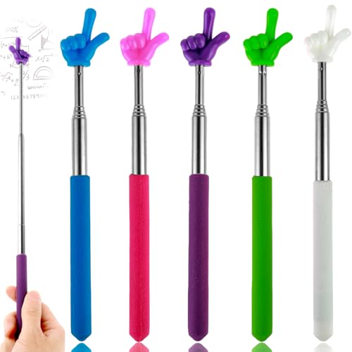 5 Stück Zeigestab Ausziehbar 5 Farben Teleskop Lehrer Zeiger Edelstahl Klassenzimmer Zeiger Teleskopstab Zeigestock Whiteboard Hand Zeiger für Präsentationen Formate Seminare 5 Stück Zeigestab Ausziehbar 5 Farben Teleskop Lehrer Zeiger Edelstahl Klassenzimmer Zeiger Teleskopstab Zeigestock Whiteboard Hand Zeiger für Präsentationen Formate Seminare von Trinkrittey