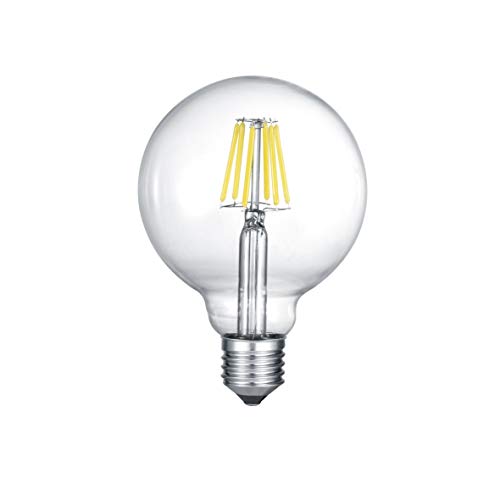 Trio Leuchten LED Glas Filament Leuchtmittel E27 Globe 6 W, 2700 K, 600 lm 988-600 von Trio Leuchten