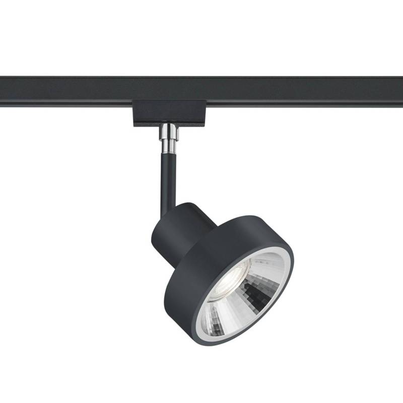 Schienenspot DUOline 780701, Ø 11cm, schwarz, 2-Phasen, GU10 von Trio Lighting