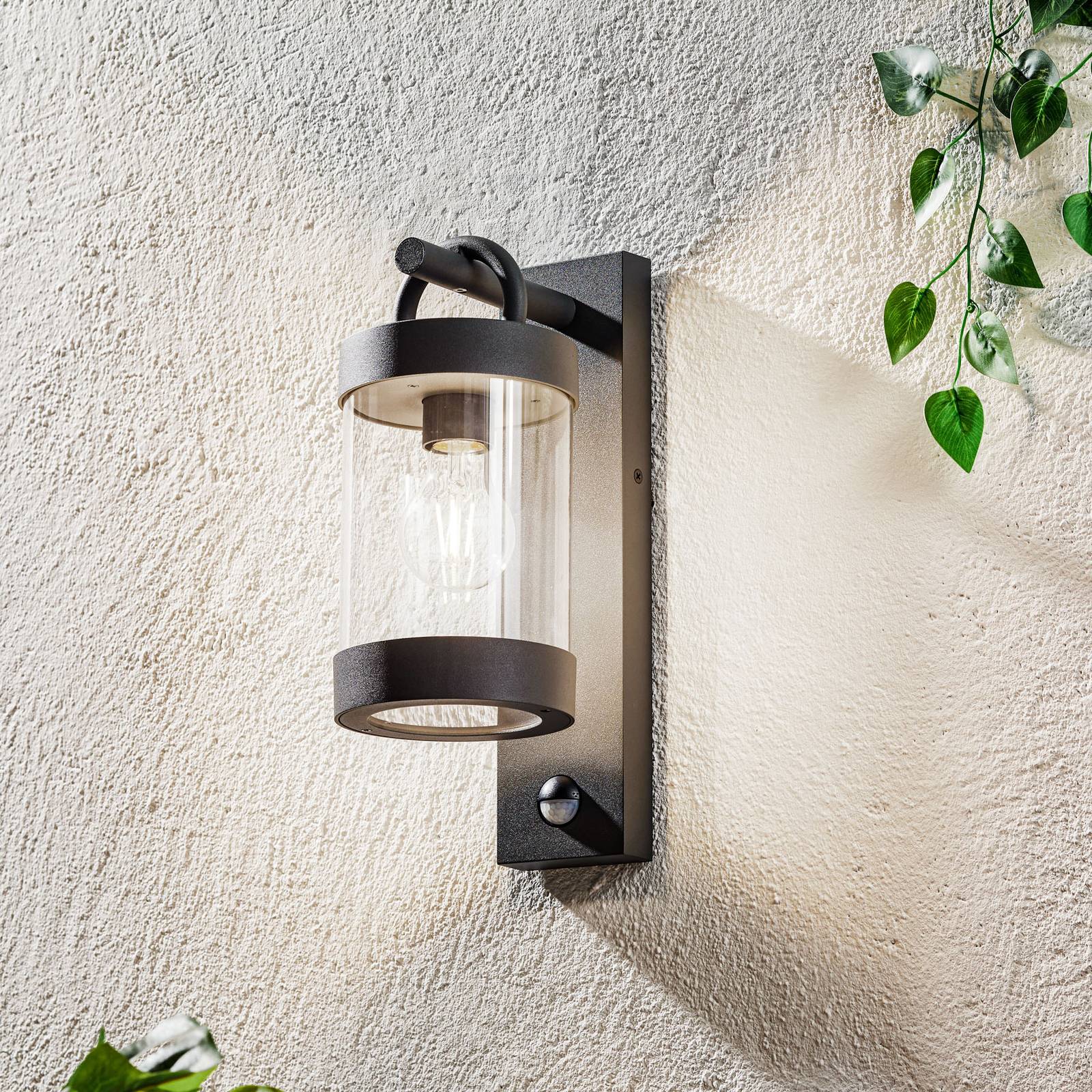 Außenwandlampe Sambesi, Bewegungssensor, anthrazit von Trio Lighting