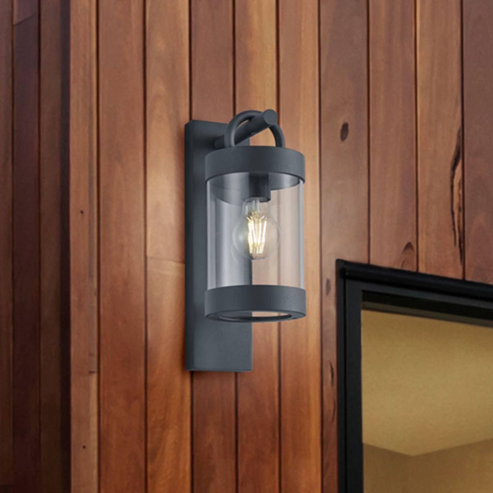 Außenwandlampe Sambesi, Dämmerungssensor, schwarz Außenwandlampe Sambesi, Dämmerungssensor, schwarz von Trio Lighting