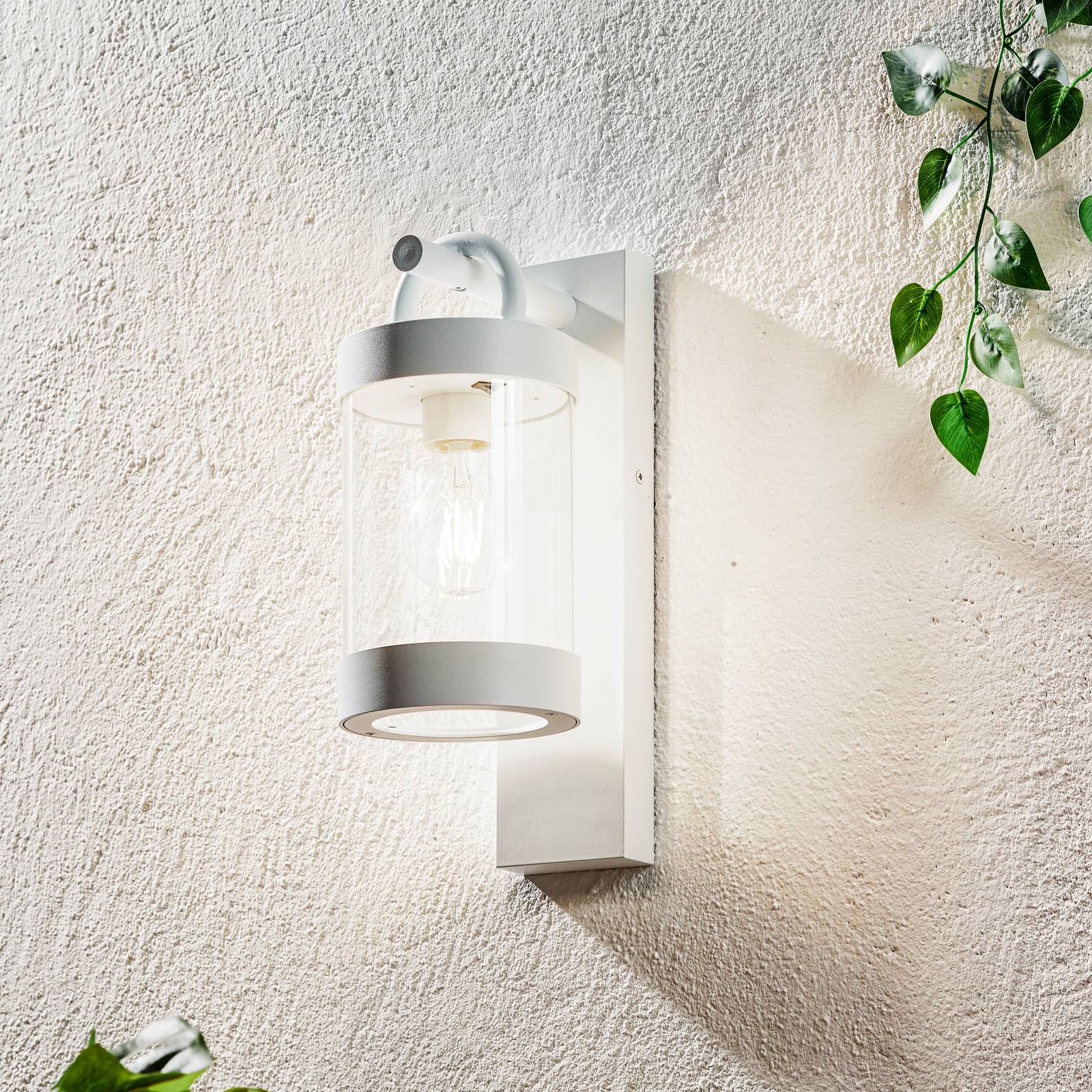 Außenwandlampe Sambesi, Dämmerungssensor, weiß Außenwandlampe Sambesi, Dämmerungssensor, weiß von Trio Lighting