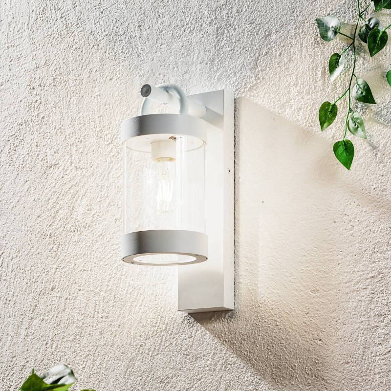 Außenwandlampe Sambesi, Dämmerungssensor, weiß von Trio Lighting