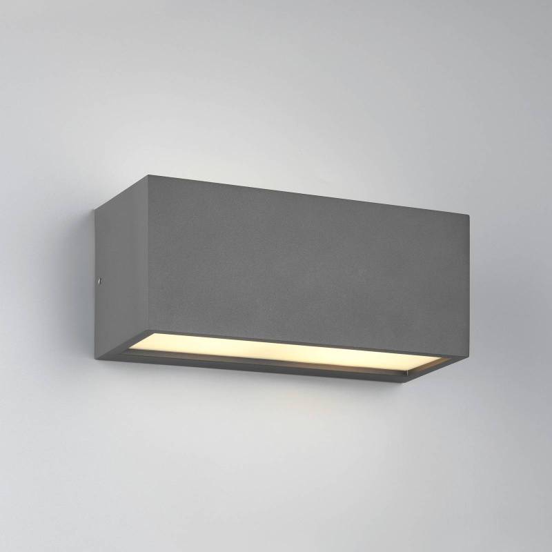 Außenwandleuchte Mayenne, anthrazit, Up- & Downlight, eckig von Trio Lighting