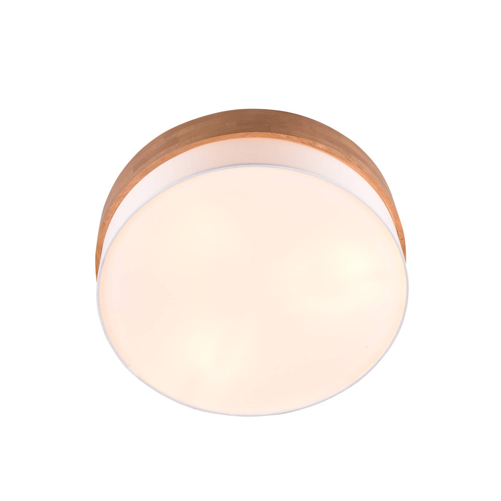 Deckenlampe Seasons holz/weiß Ø 50 cm Deckenlampe Seasons holz/weiß Ø 50 cm von Trio Lighting