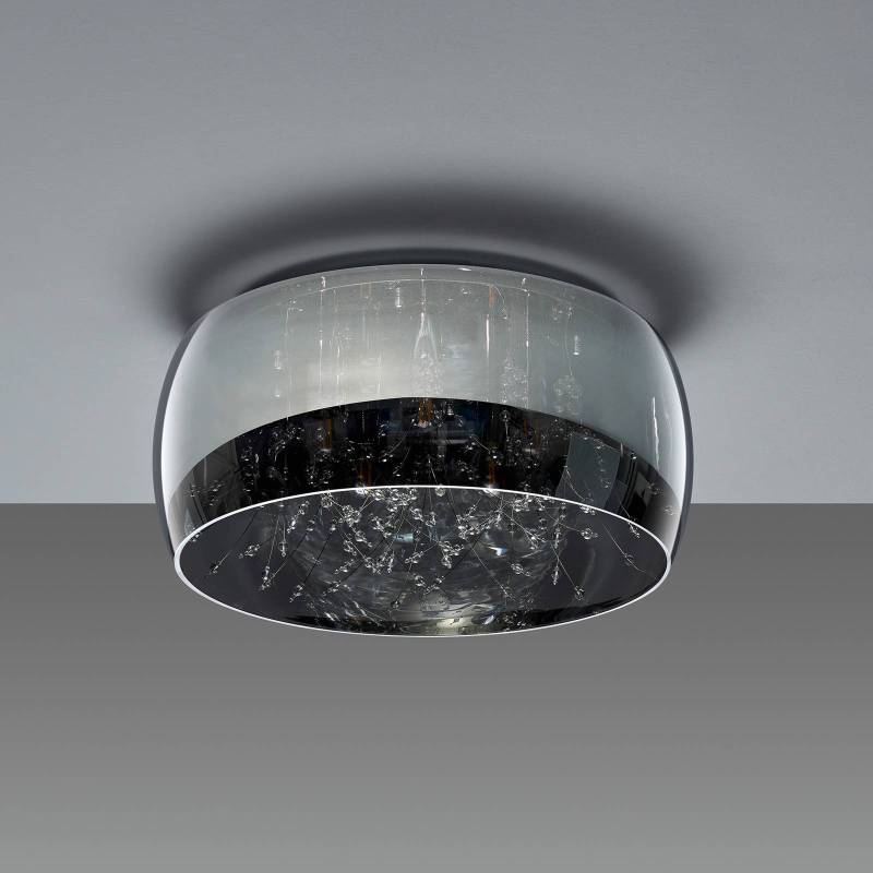 Deckenleuchte Crystel aus Glas, chrom, Ø 50 cm von Trio Lighting