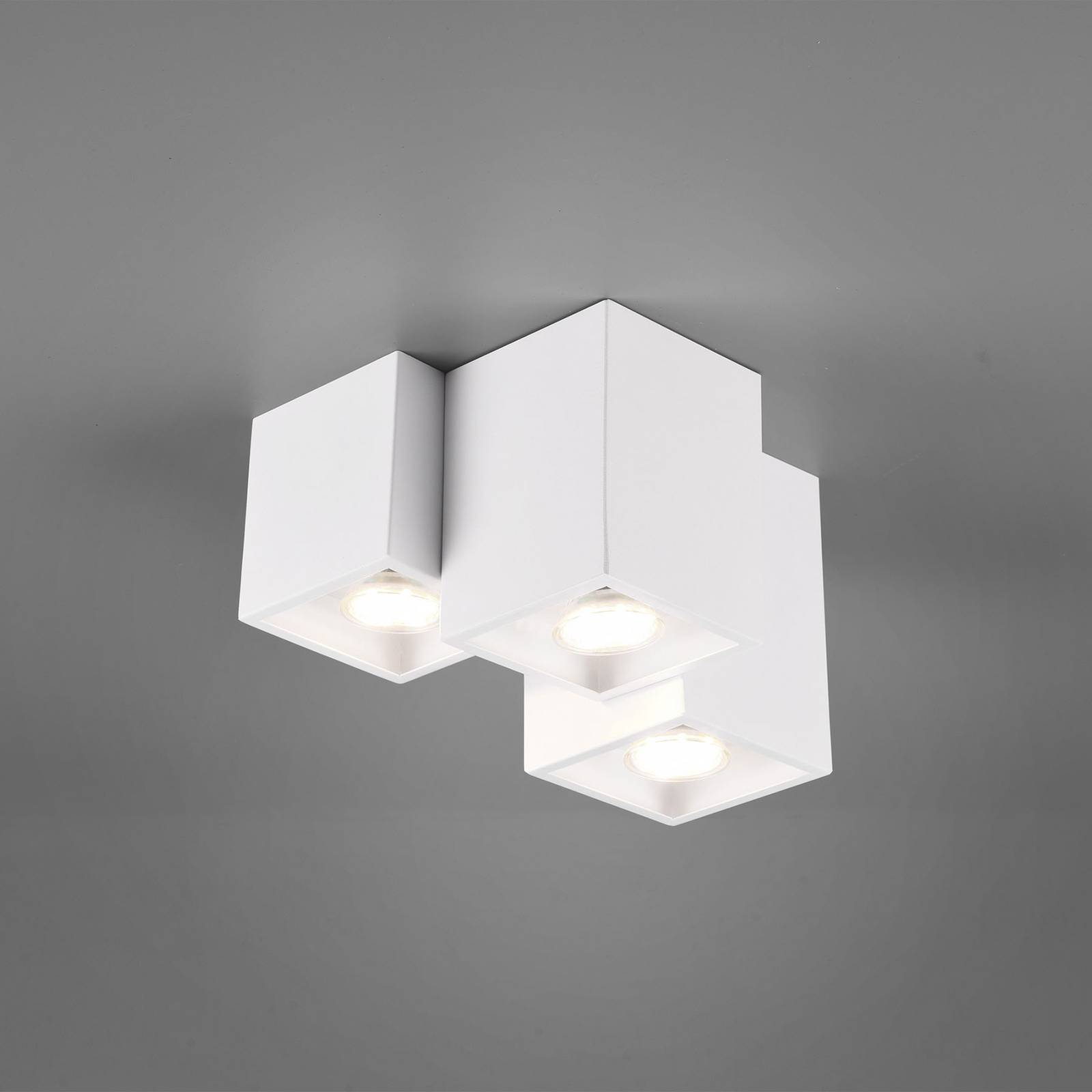 Deckenleuchte Fernando, 3-flg., weiß matt Deckenleuchte Fernando, 3-flg., weiß matt von Trio Lighting