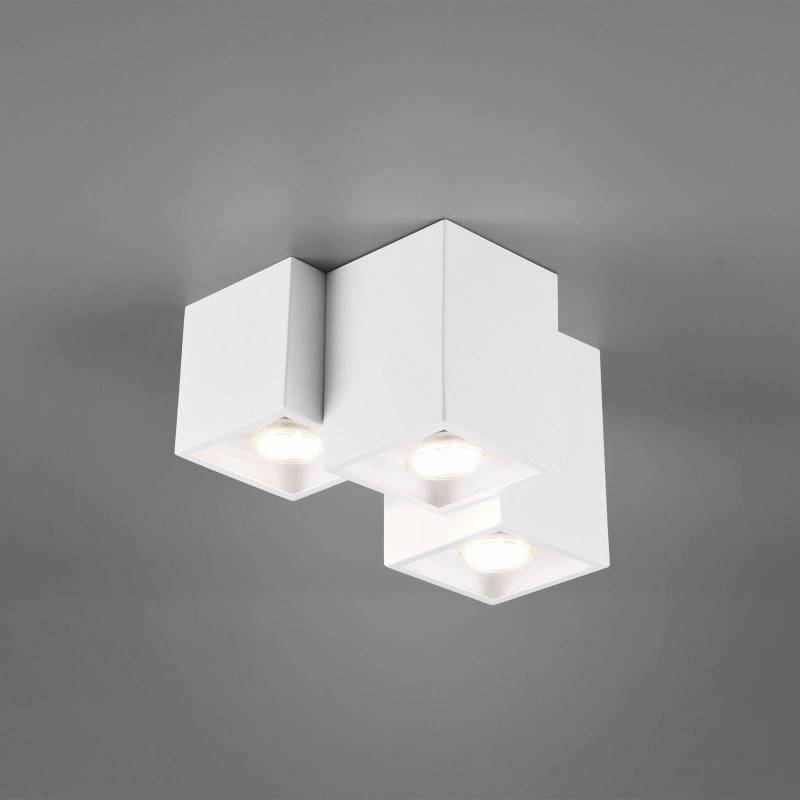 Deckenleuchte Fernando, 3-flg., weiß matt von Trio Lighting