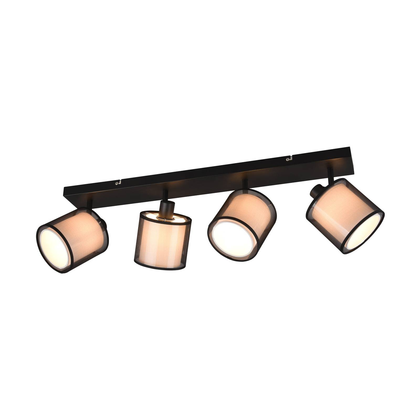 Deckenstrahler Burton, länglich, vierflammig Deckenstrahler Burton, länglich, vierflammig von Trio Lighting