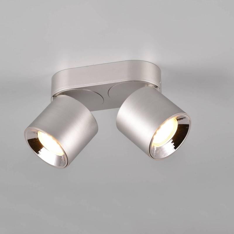 Deckenstrahler Guayana GU10 zweiflammig nickel von Trio Lighting
