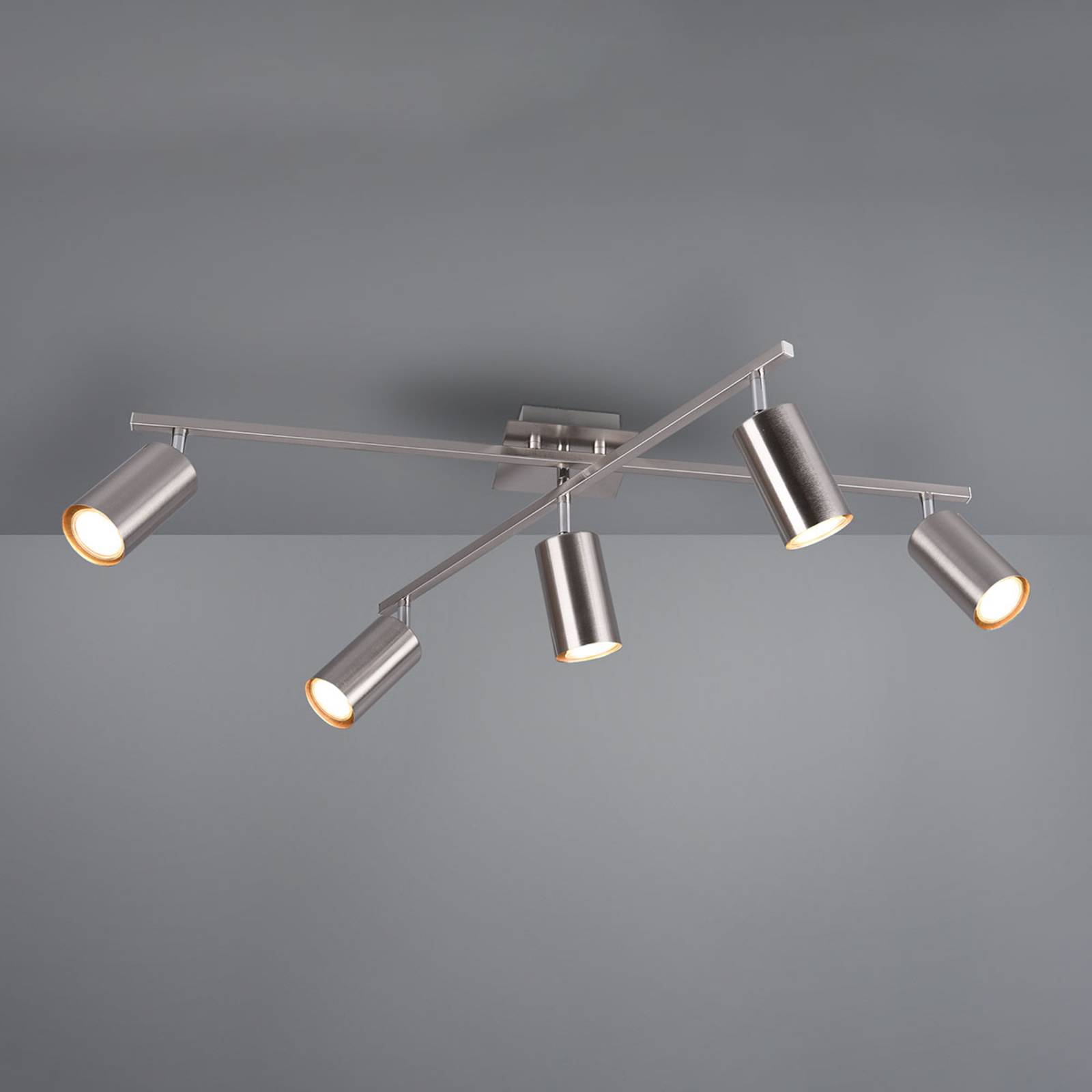 Deckenstrahler Marley nickel matt 5-flammig Deckenstrahler Marley nickel matt 5-flammig von Trio Lighting