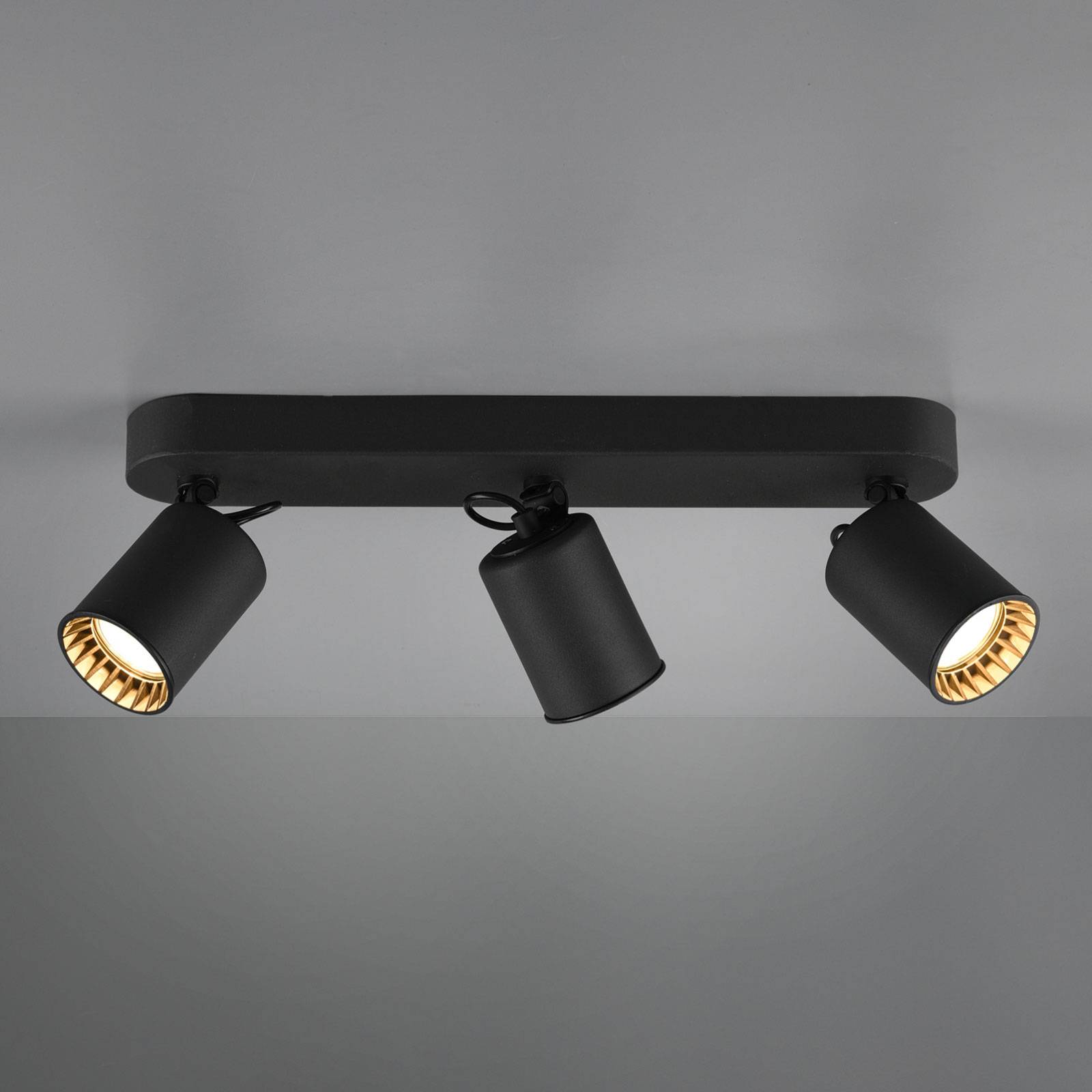 Deckenstrahler Pago, dreiflammig, schwarz Deckenstrahler Pago, dreiflammig, schwarz von Trio Lighting