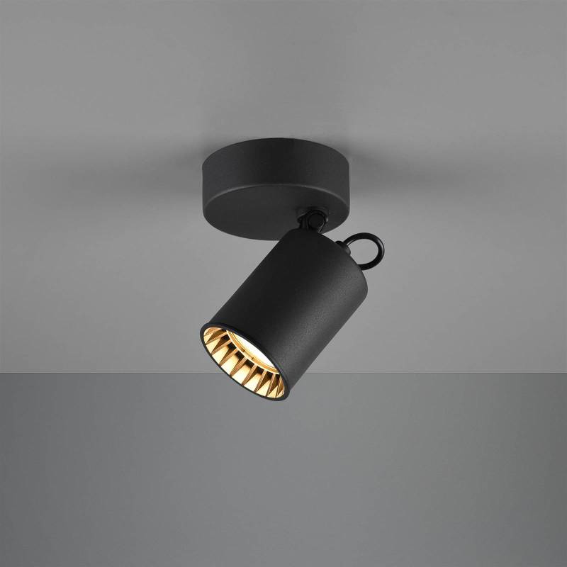Deckenstrahler Pago, einflammig, schwarz von Trio Lighting