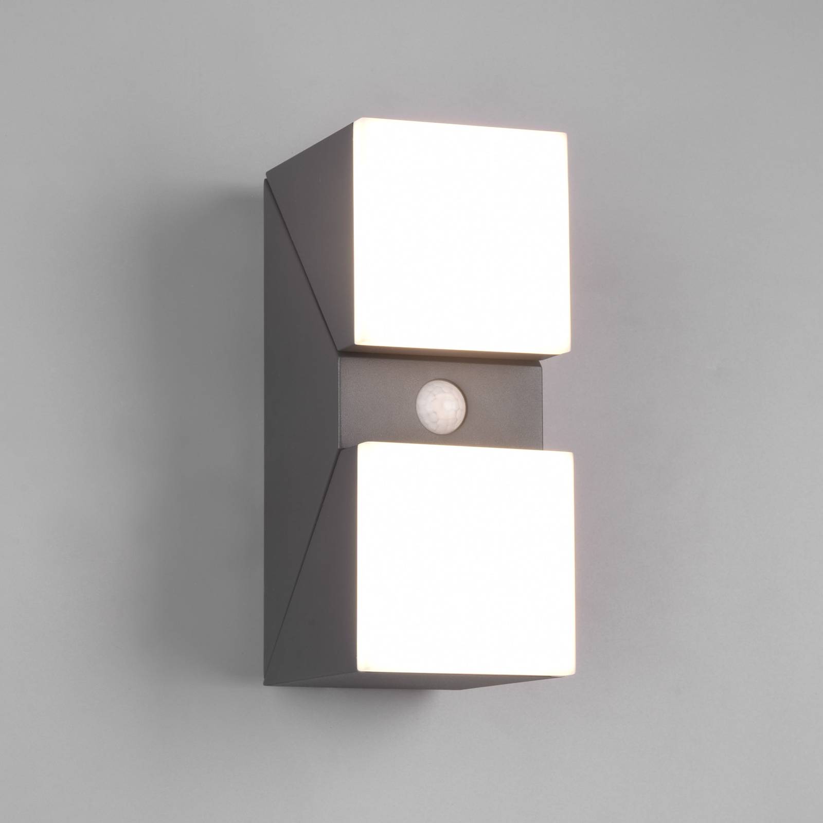 LED-Außenwandleuchte Avon, zweiflammig, Sensor von Trio Lighting