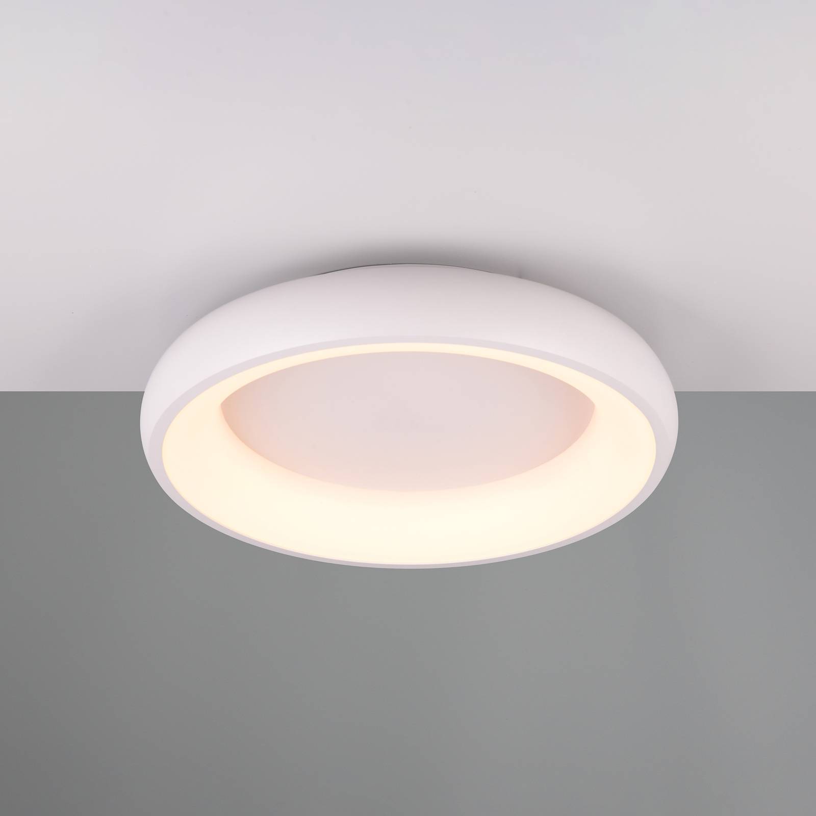 LED-Deckenlampe Cardona, Ø 46,5 cm, weiß matt, Metall, CCT LED-Deckenlampe Cardona, Ø 46,5 cm, weiß matt, Metall, CCT von Trio Lighting