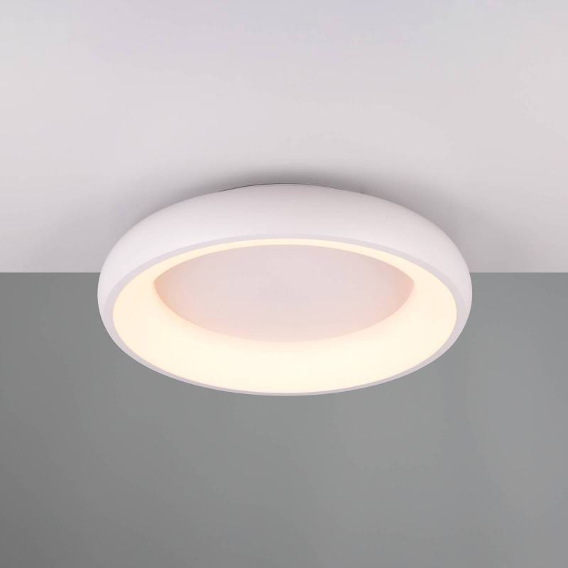 LED-Deckenlampe Cardona, Ø 46,5 cm, weiß matt, Metall, CCT von Trio Lighting