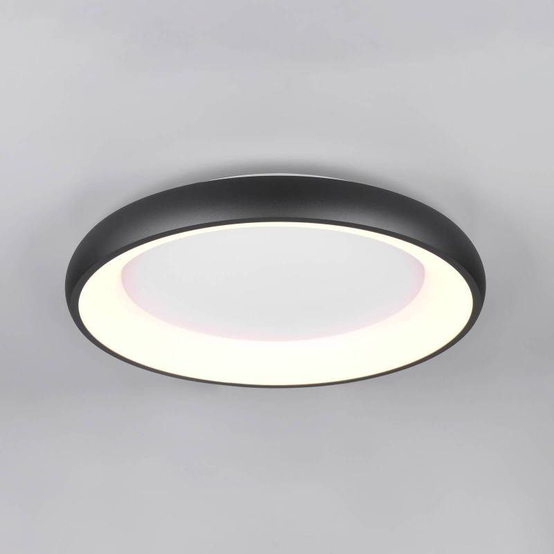 LED-Deckenlampe Cardona, Ø 62 cm, schwarz matt, Metall, CCT von Trio Lighting