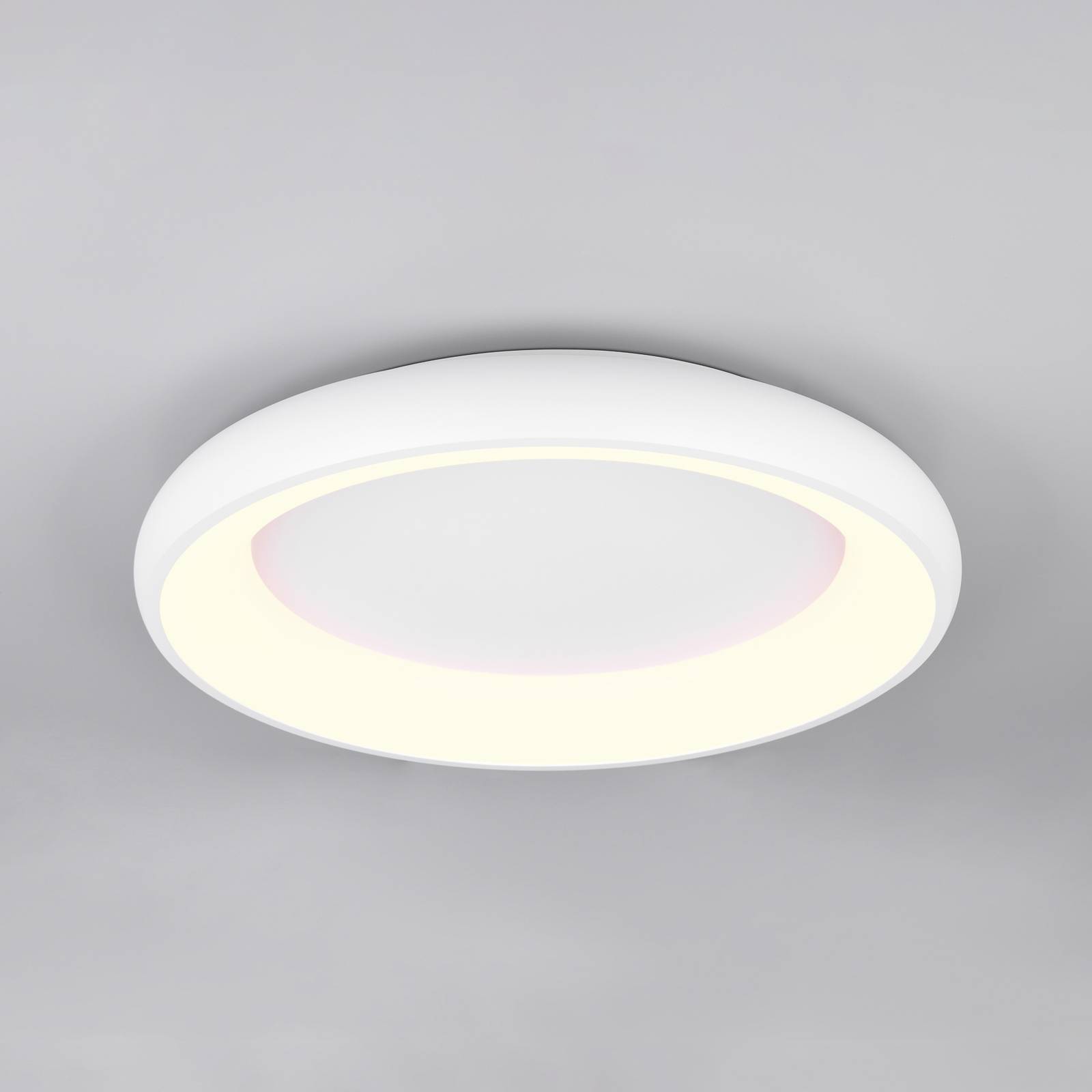 LED-Deckenlampe Cardona, Ø 62 cm, weiß matt, Metall, CCT LED-Deckenlampe Cardona, Ø 62 cm, weiß matt, Metall, CCT von Trio Lighting