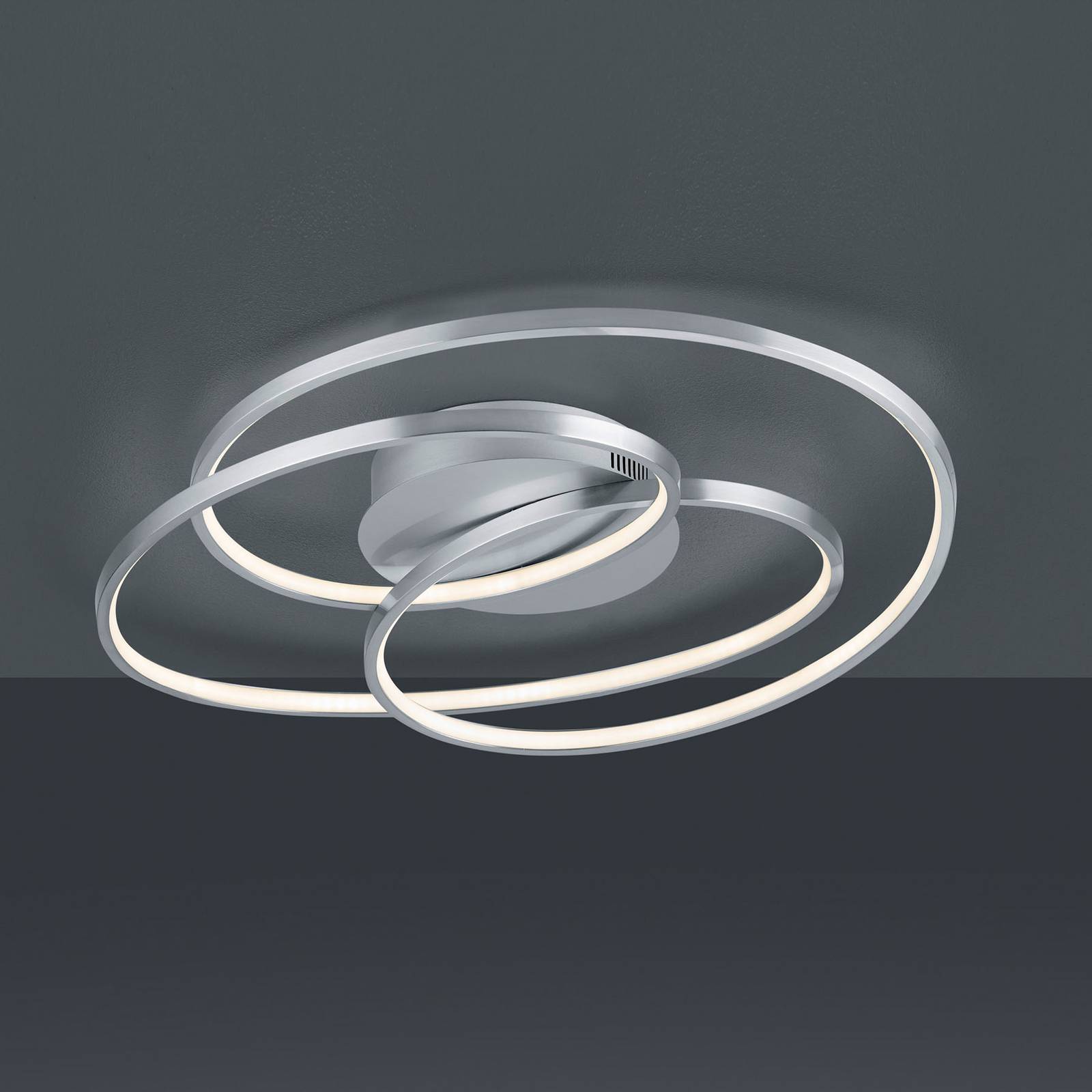 LED-Deckenlampe Gale, 60 cm, nickel matt LED-Deckenlampe Gale, 60 cm, nickel matt von Trio Lighting