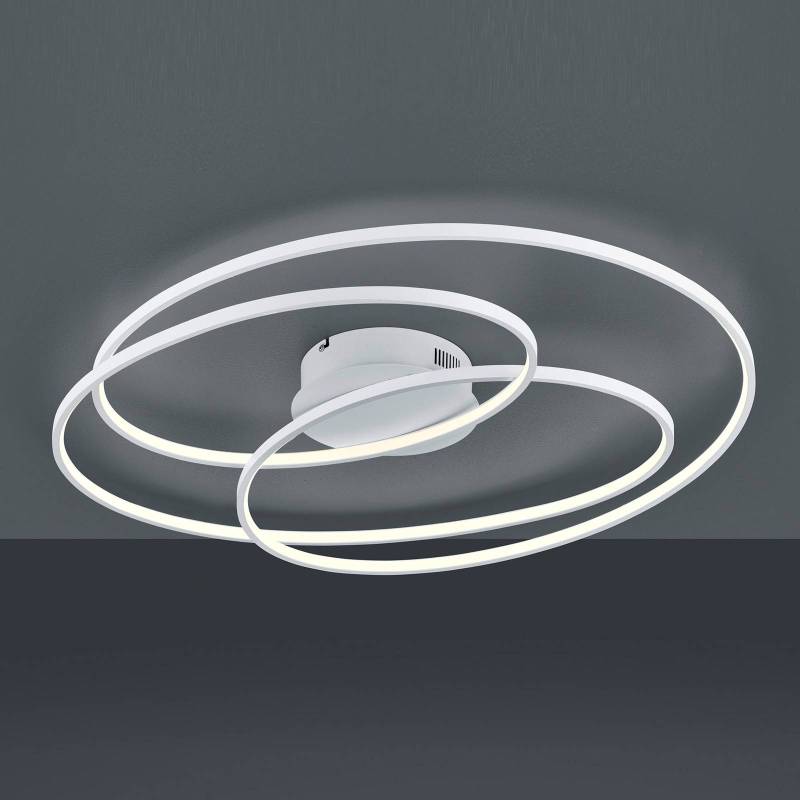 LED-Deckenlampe Gale, 80 cm, weiß matt von Trio Lighting