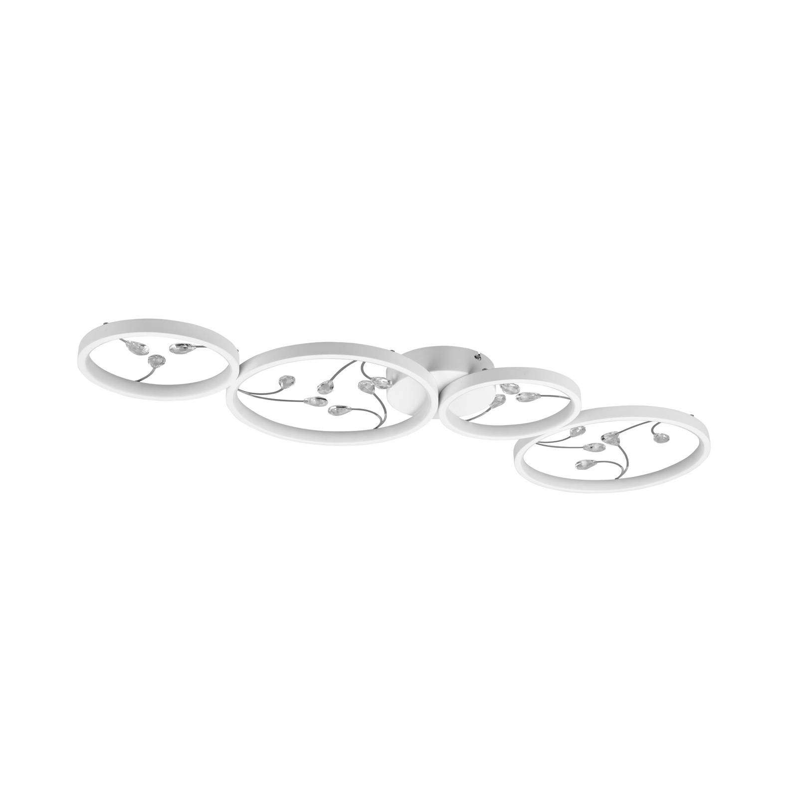 LED-Deckenlampe Groovy vierflammig weiß 4.000K LED-Deckenlampe Groovy vierflammig weiß 4.000K von Trio Lighting