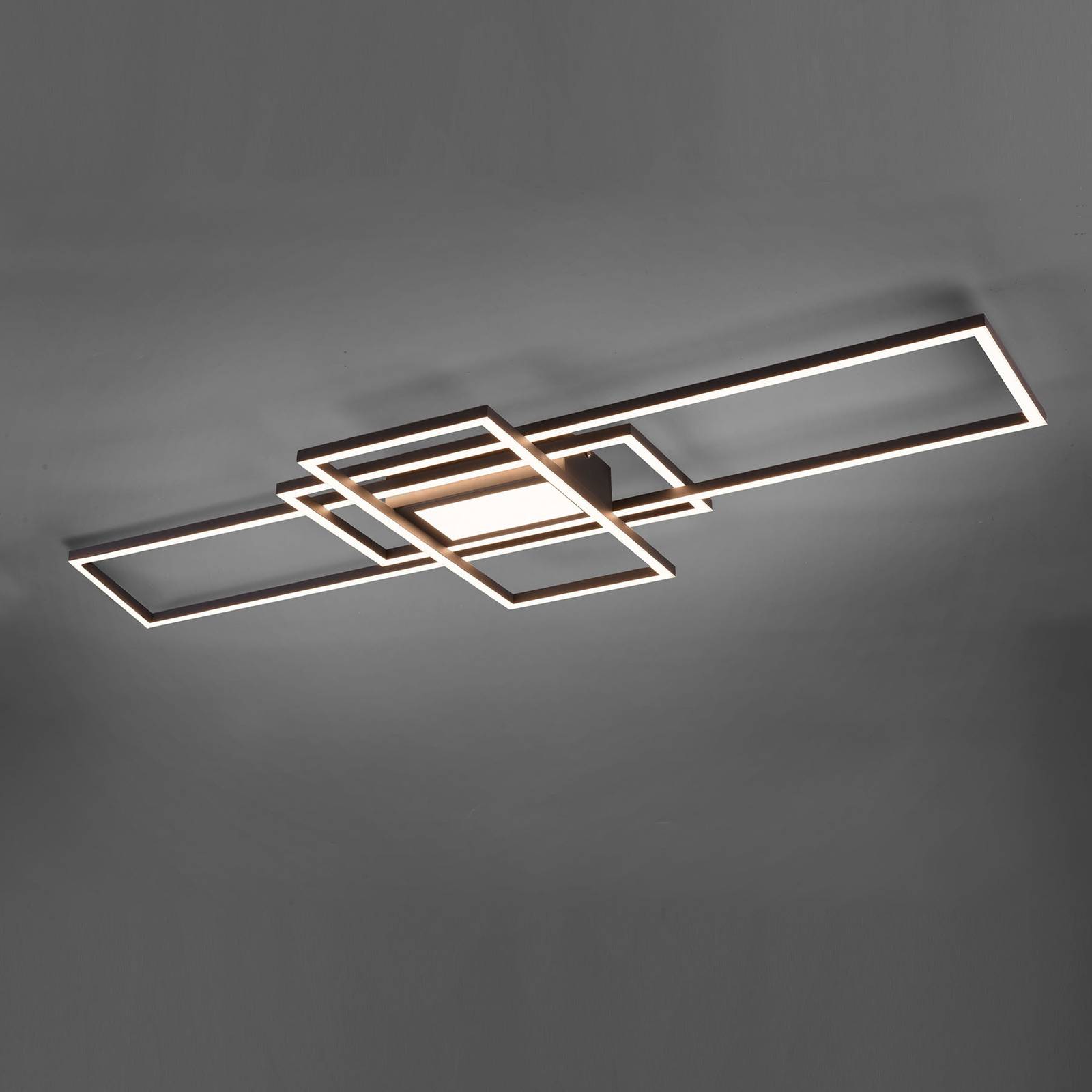 LED-Deckenlampe Irvine 3.000-6.500 K, anthrazit von Trio Lighting