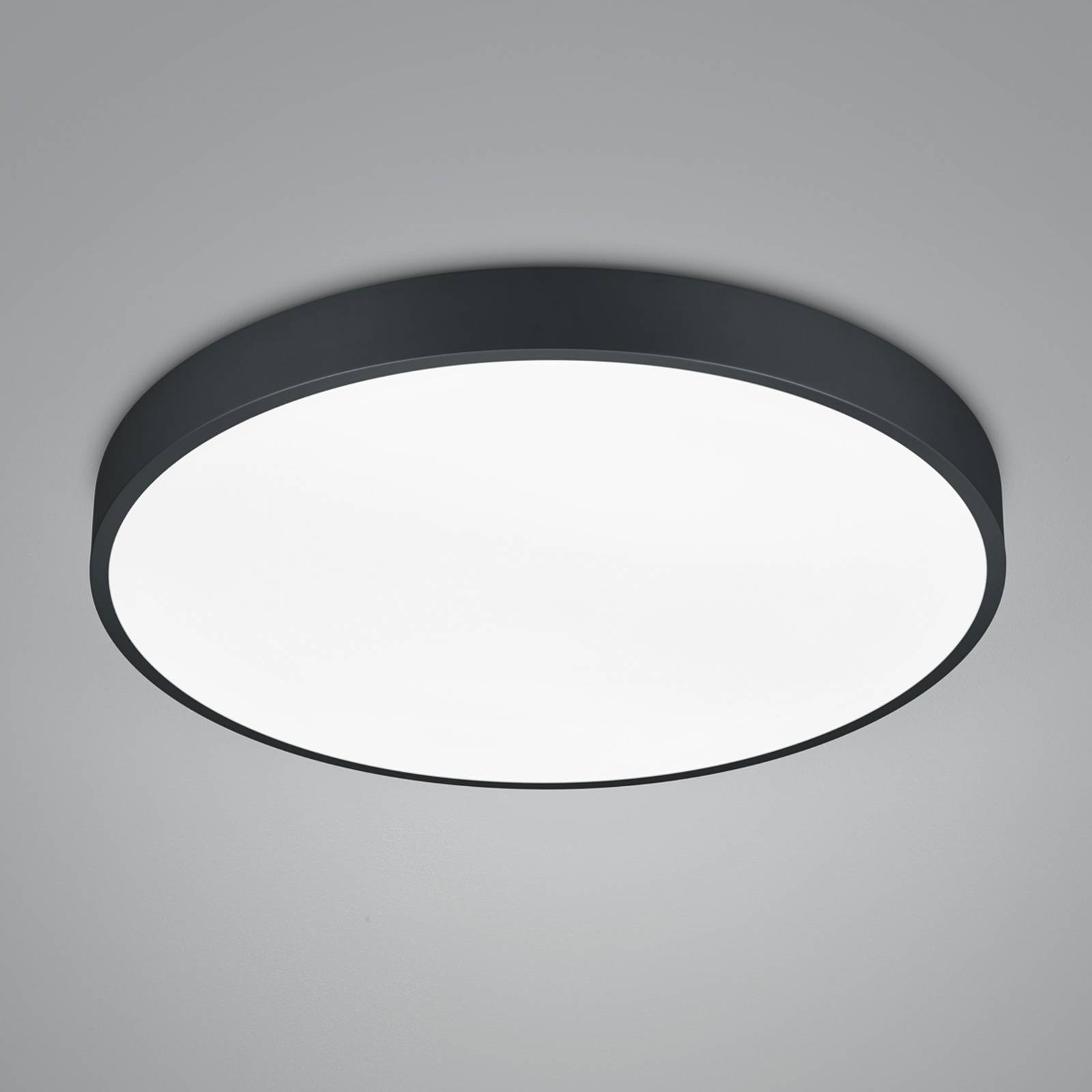 LED-Deckenlampe Waco, CCT, Ø 49,5 cm, schwarz matt von Trio Lighting