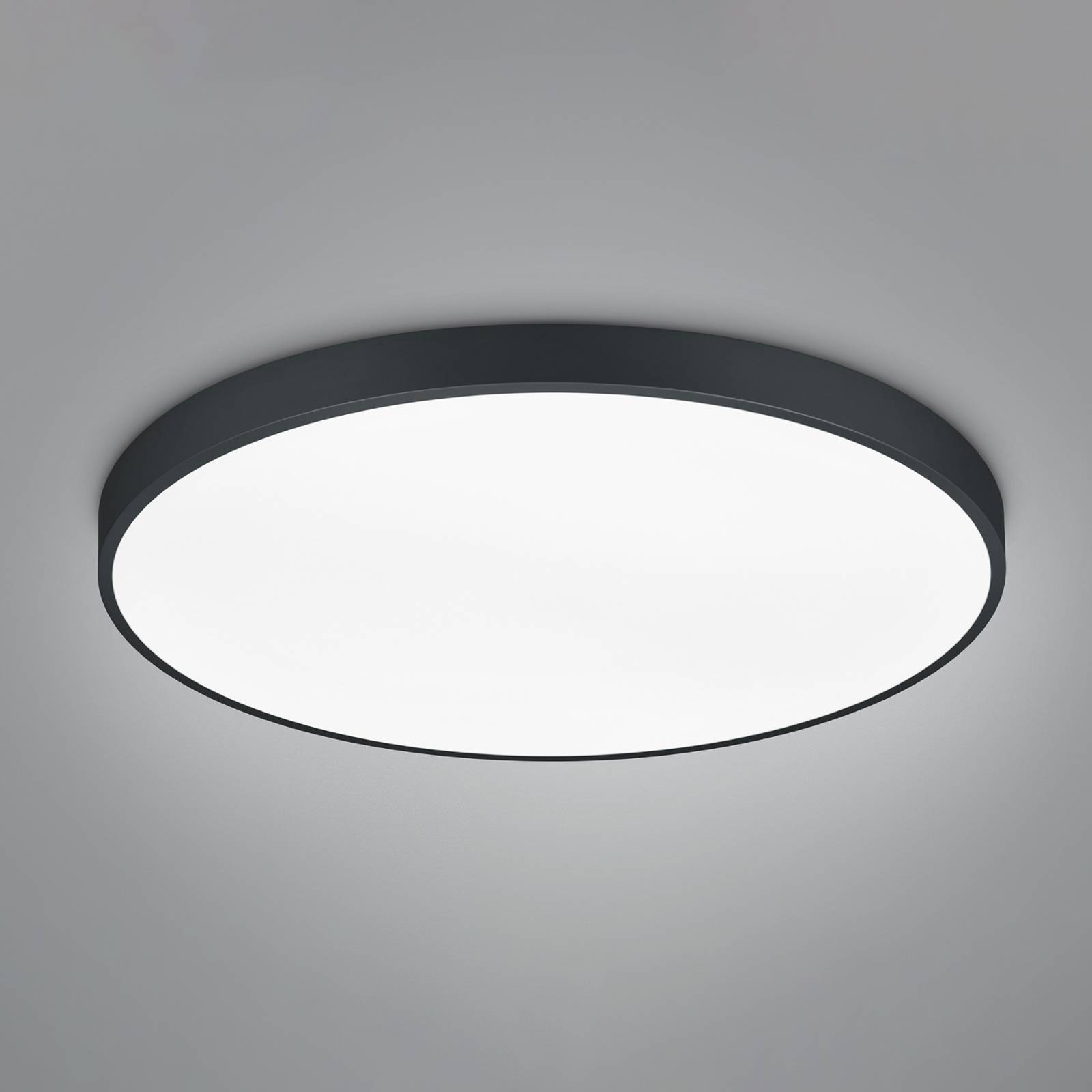 LED-Deckenlampe Waco, CCT, Ø 75 cm, schwarz matt LED-Deckenlampe Waco, CCT, Ø 75 cm, schwarz matt von Trio Lighting