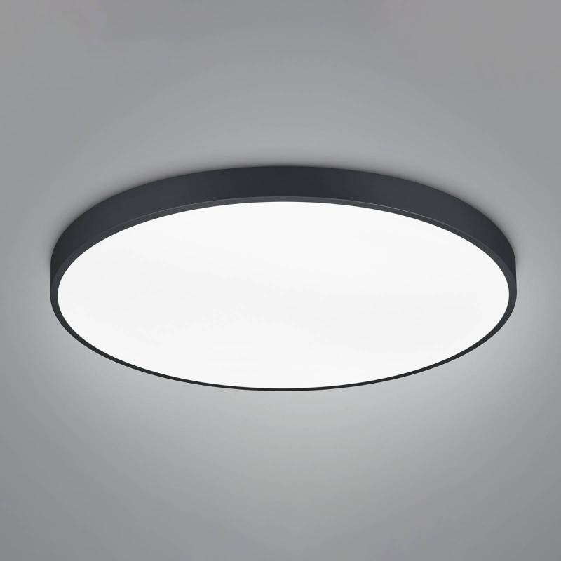 LED-Deckenlampe Waco, CCT, Ø 75 cm, schwarz matt von Trio Lighting