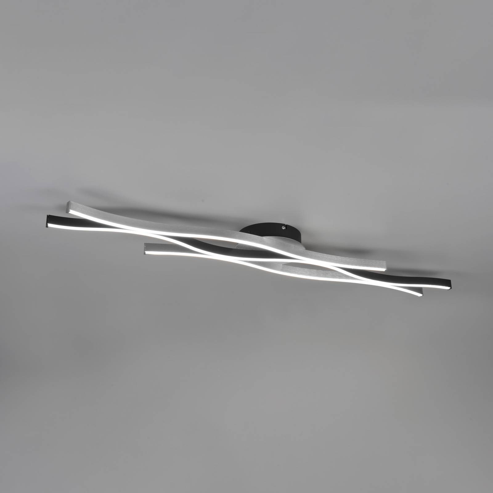 LED-Deckenleuchte Blaze, CCT, dimmbar, aluminium LED-Deckenleuchte Blaze, CCT, dimmbar, aluminium von Trio Lighting