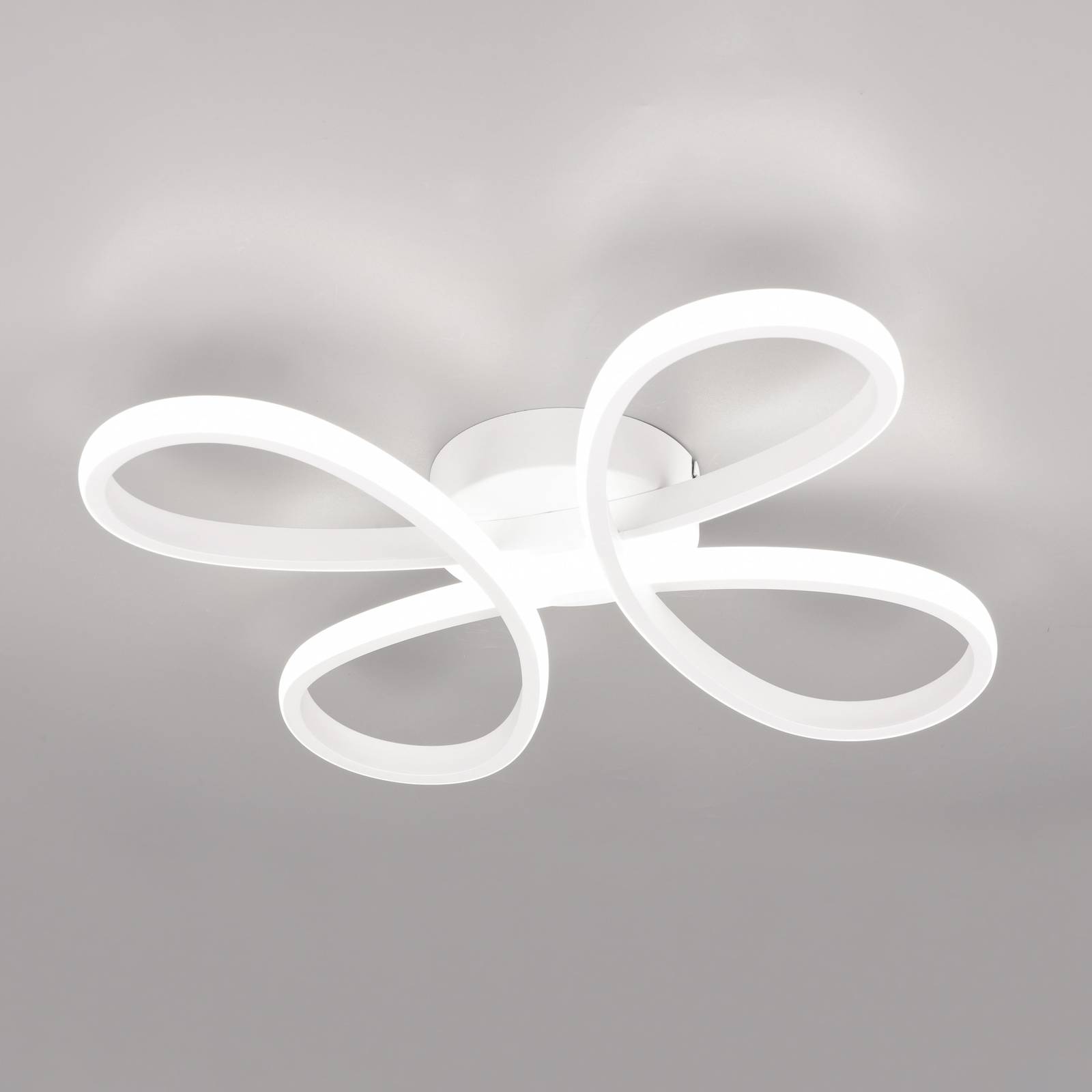 LED-Deckenleuchte Fly, weiß matt, 4.000 K, 40 cm x 40 cm LED-Deckenleuchte Fly, weiß matt, 4.000 K, 40 cm x 40 cm von Trio Lighting